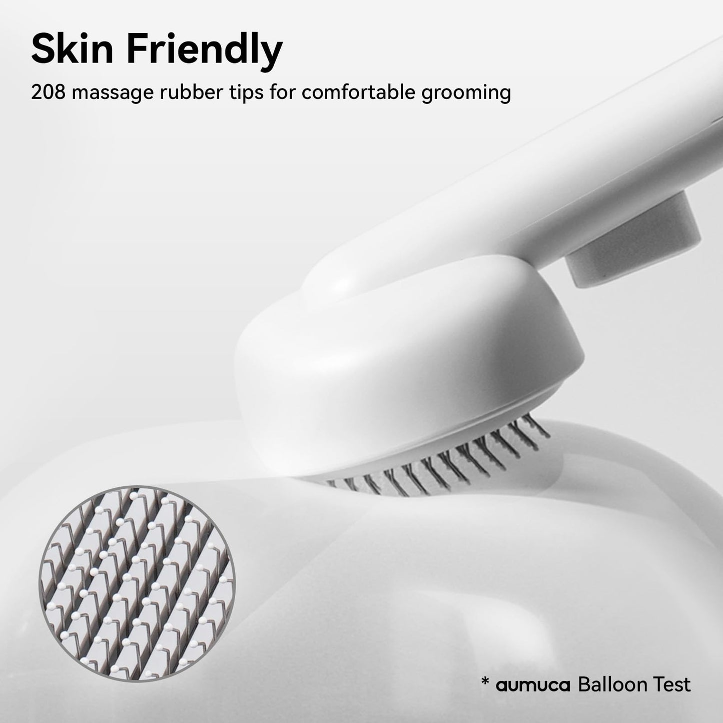 Aumuca Pet Grooming Brush for Cats & Rabbits