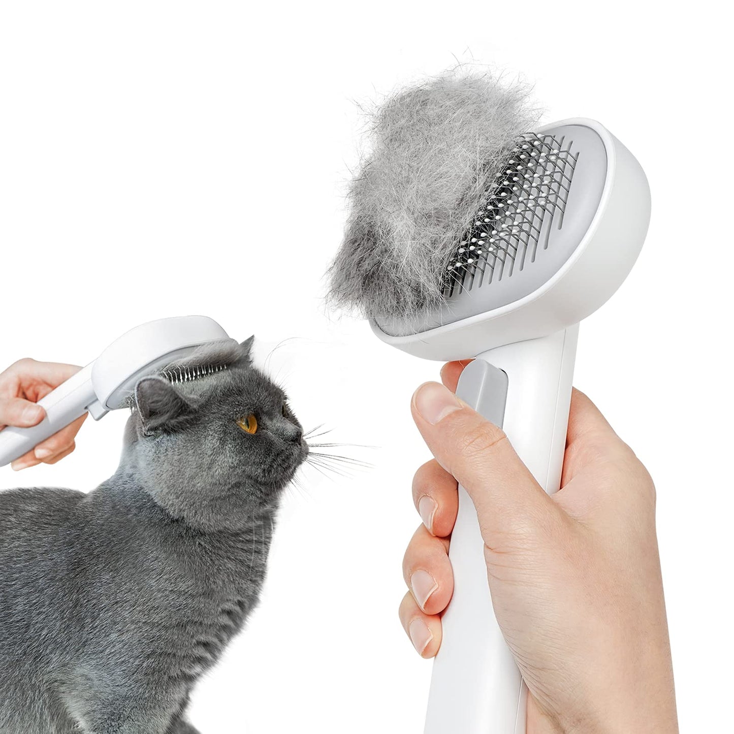 Aumuca Pet Grooming Brush for Cats & Rabbits
