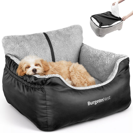 BurgeonNest Pet Car Seat for Dogs up to 25 lbs