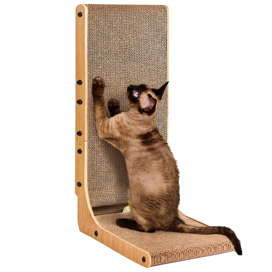 EHEYCIGA Large Cat Scratcher Pad – Brown
